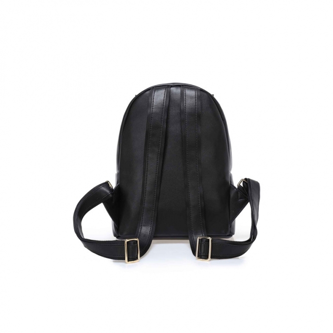 Practical Design Women Style Black Leather Backpack 