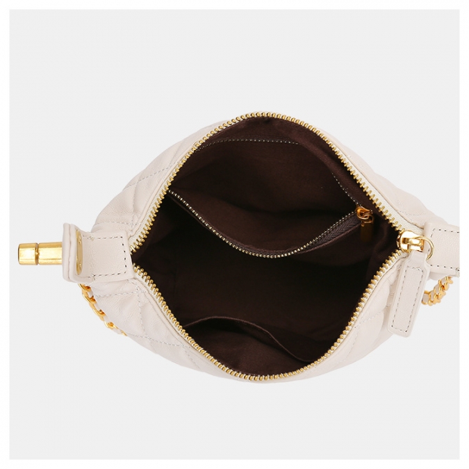 Designer handbags outlet white leather quilted shoulder bag 