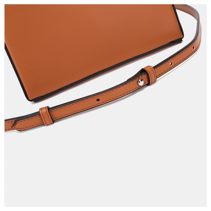 High Quality Faux Leather Female Sling Shoulder Box Bag Long Handle Handbag 