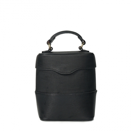 Professional The New Style Diagonal PU Magnetic Buckle Cylindrical Ringer Handbags Supplier