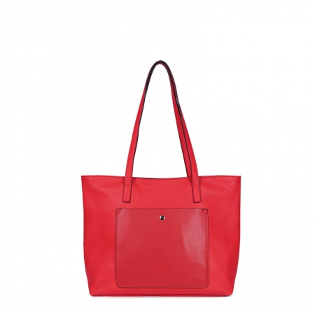 Professional Casual Tote Bag With Large Capacity Ladies Handbag In Fashionable Solid Color Supplier
