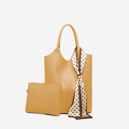 Professional wholesale 2 pcs handbags set bags tote with pouch Supplier