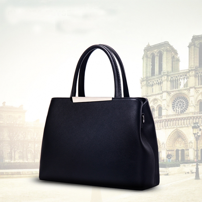 Customized PU Fashion  Handbag Tote Bag Leather Handbag 