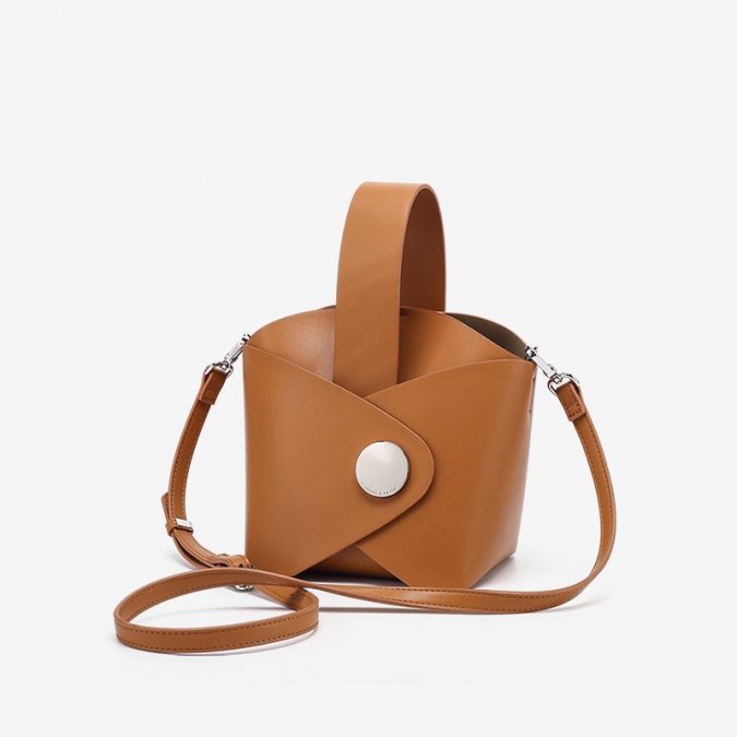 Woman Trendy Custom PU Leather Sling Shoulder Bag 
