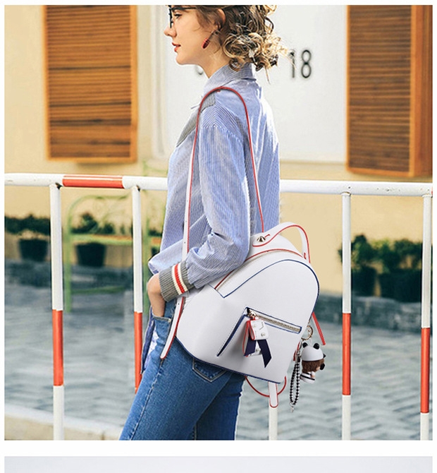 Small backpack fashion  cute shoulder handbag shopping handbag 
