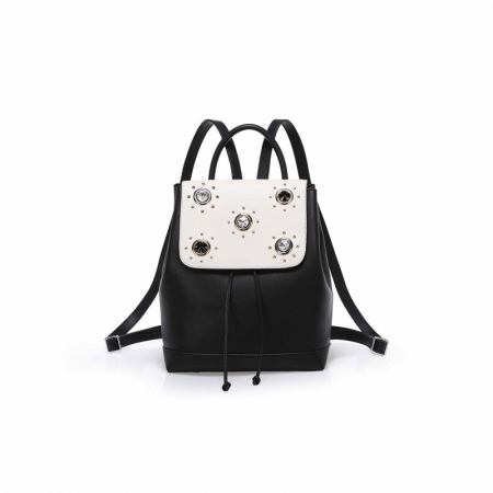 Crystal PU Leather Women Backpack