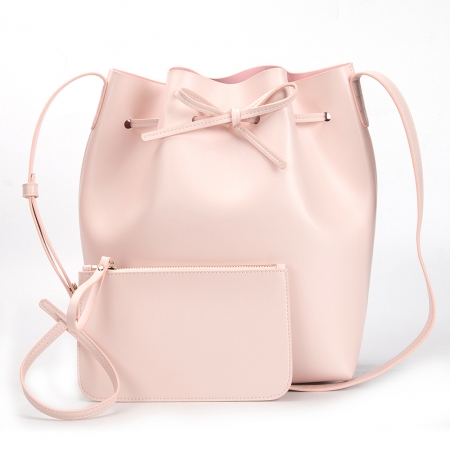 fashion pink leather handbags