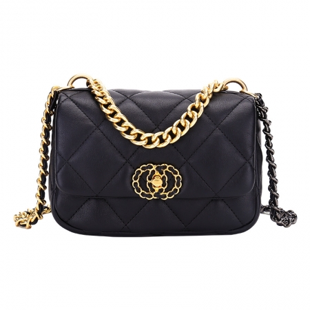 Popular black quilted chain  shoulder bag 2020