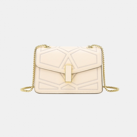 Elegance Chain Printed PU Leather Ladies Shoulder Armit Bag