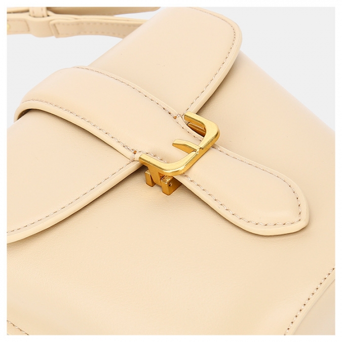 China handbags factory synthetic leather bucket bag with  leather strap closure 