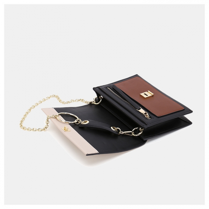 Wholesale clutch envelope bag pu leather  shoulder bag sling bag 