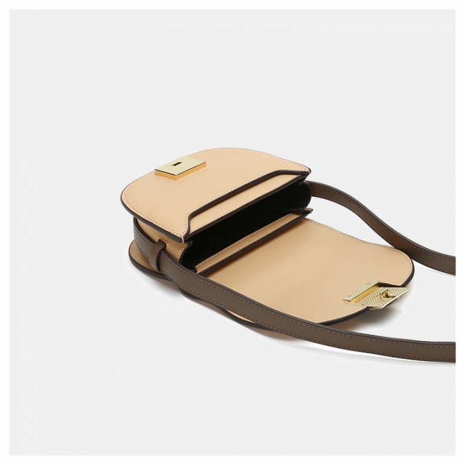 2020 Ladies Custom design Saddle Bag Synthetic Leather Crossbody Flap Bag 