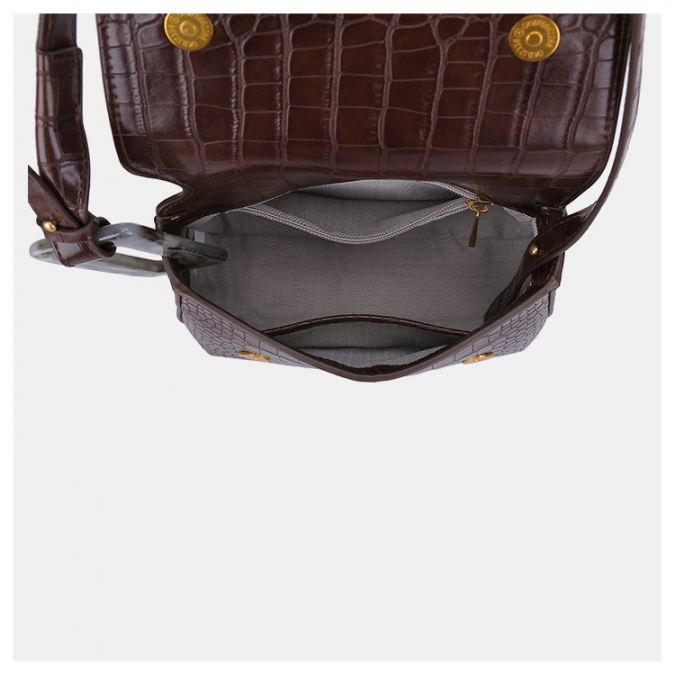 Funky designer alligator pu leather  shoulder bag for girl 
