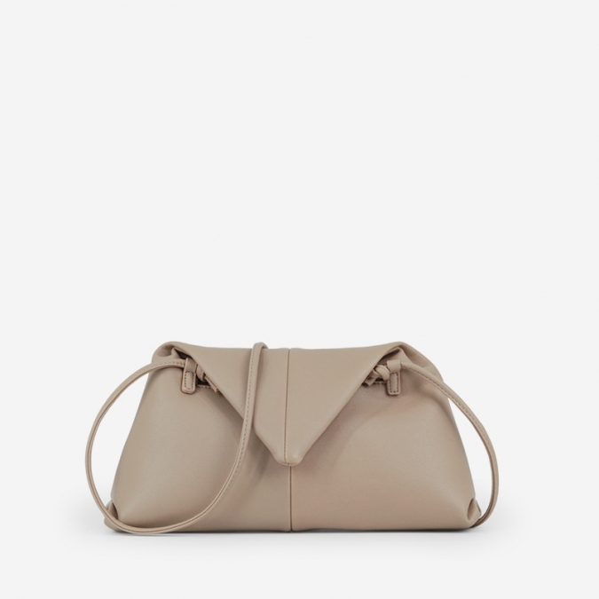 Female Popular Soft Leather PU Thin Shoulder Strap Sling Crossbody Bag 