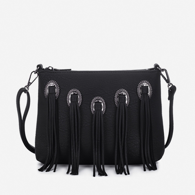 2020 Vintage Tassel Design Cross-body Bag 