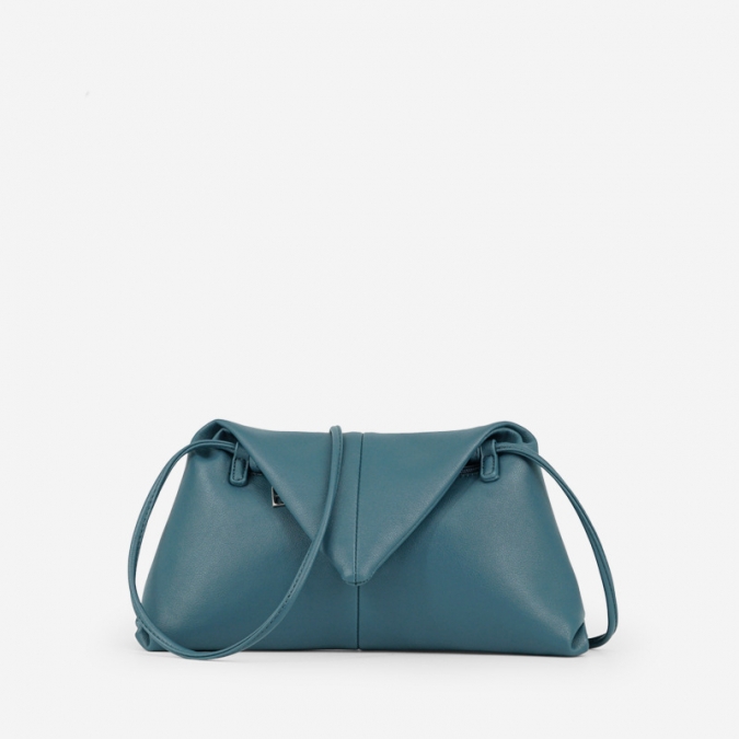 Female Popular Soft Leather PU Thin Shoulder Strap Sling Crossbody Bag 