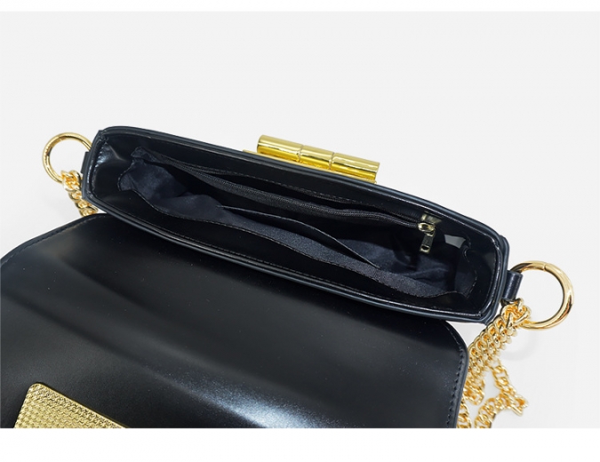 Top selling luxury handbag chain tote bag with metal bucket 