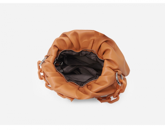 New Pleated Dumpling Cloud Bag Underarm Clutch Bag  Shoulder Leather Pouch bags 