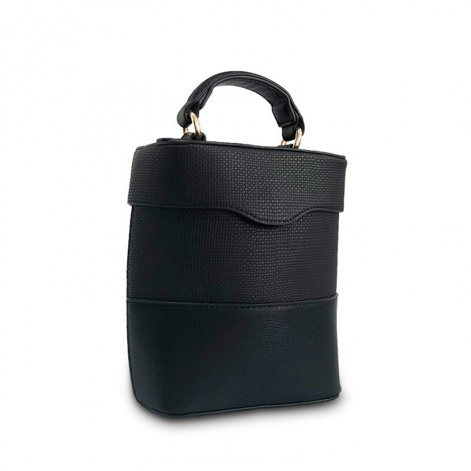 The New Style Diagonal PU Magnetic Buckle Cylindrical Ringer Handbags 