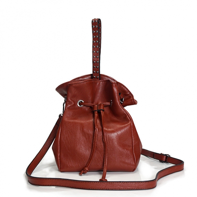 New Fashion Trend Women's Tassel Bag Zipper Shoulder Bag 