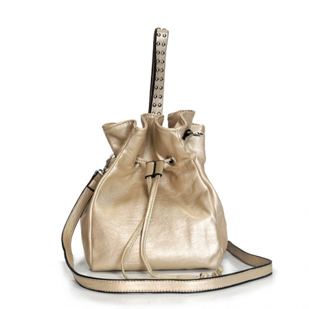 Professional Drawstring Pocket One Shoulder Pu Female Crossbody Bag Supplier