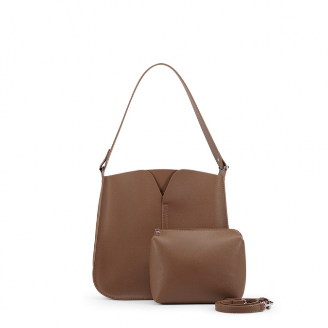 American style pu leather large capacity tote handbag set 