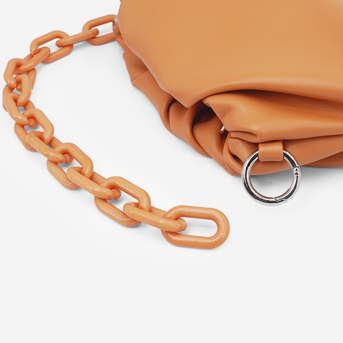 New Pleated Dumpling Cloud Bag Underarm Clutch Bag  Shoulder Leather Pouch bags 