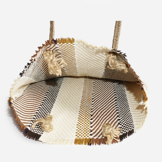 wholesale designer inspired linen handbags for women 