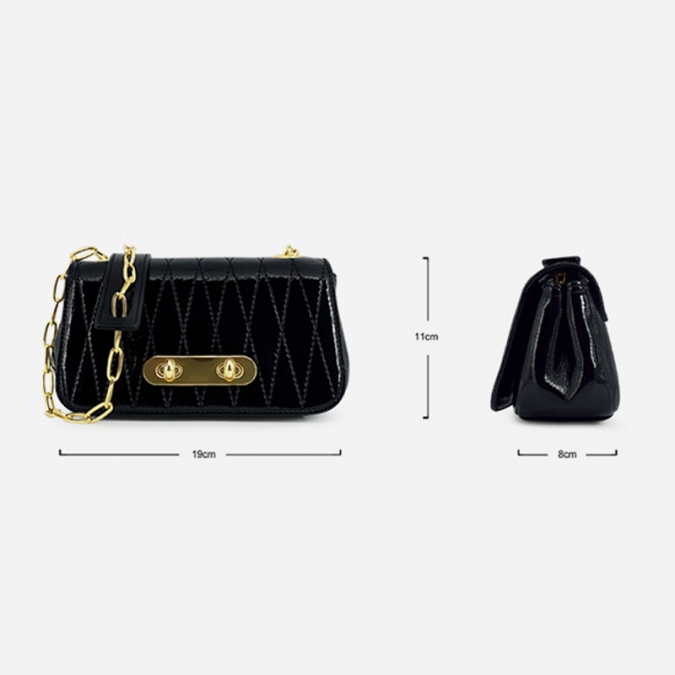 handbags luxury wholesale black leather ladies handbag purse 