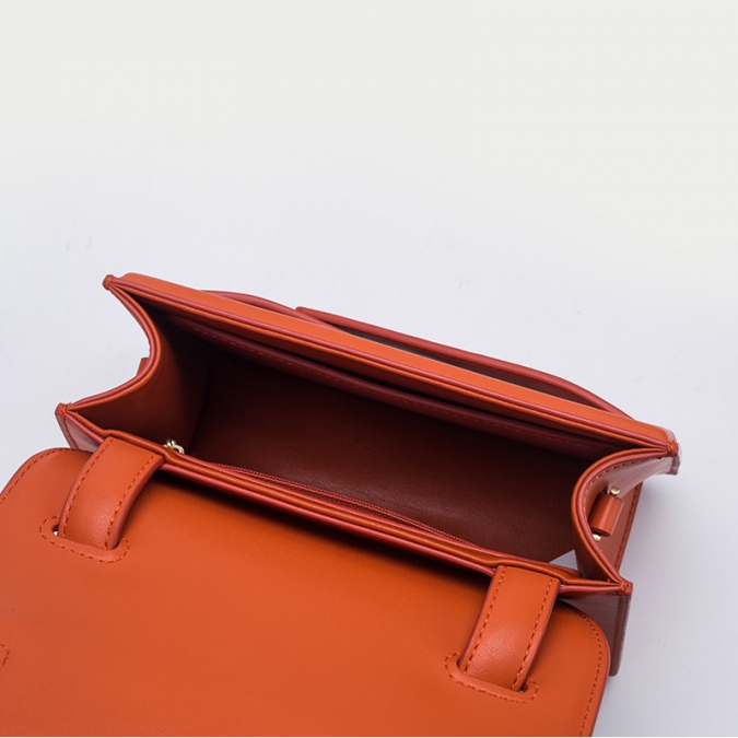navy colour plain pu leather top handle shoulder handbag purse 