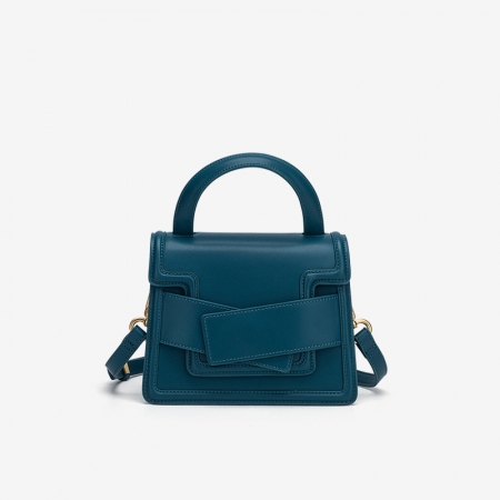 navy colour handbag purse