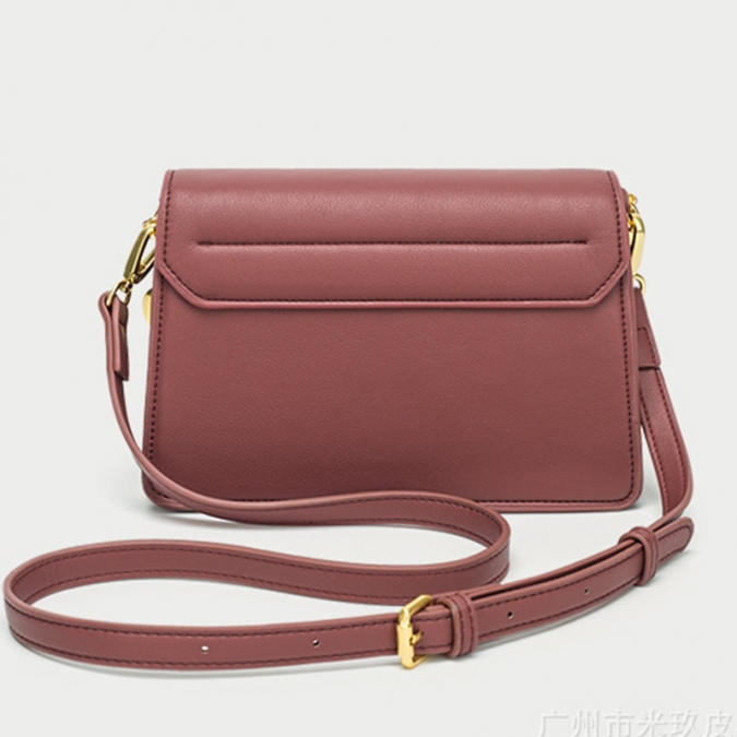 Brand leather cross body bag  elegance Flap chain handbag 
